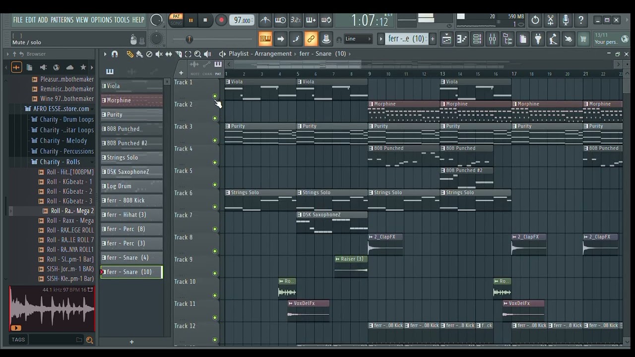 How to Make Afro Beat Instrumental by RUGA 