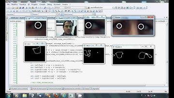 eye detection with OpenCV
