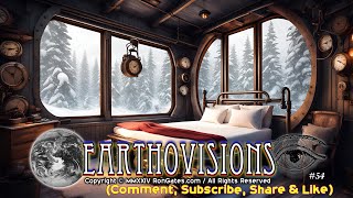 Steampunk Cozy Bedroom With Snowy Scene/RelaxSleepStudyEscapeCreateDream (Vacation from stress)