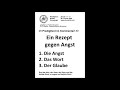 26.01.2020 - Ein Rezept gegen Angst