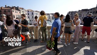 Venice becomes 1st city to charge tourists 5 euros for peak period visits
