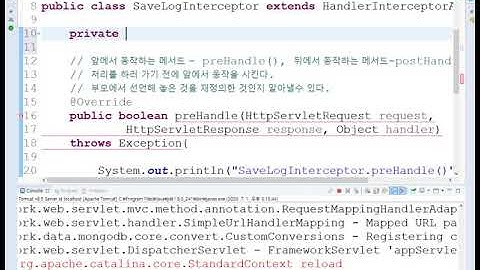 Webjjang MongoDB 05-11 Spring 프로젝트 인터셉터에서 DAO로 데이터수집해서 넘기기(웹짱과 함께하는 몽고디비)