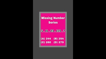 MISSING NUMBER SERIES 🧠 IQ TEST #shorts