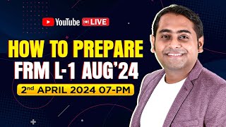 [ Live ] How to prepare for FRM L1 Exam Aug 2024 | Fintelligents #frmexam #frm