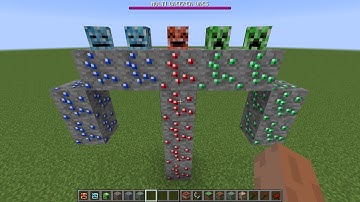 what if you create a MULTI CREEPER ORES in MINECRAFT (part 148)