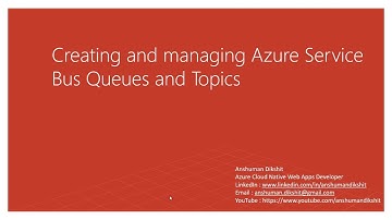 Episode 3 -Creating Topics in Service Bus