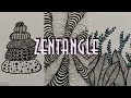 Easy and Simple 3 zentangle arts✨ #zentangleart #inkora #drawing