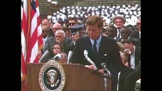 'Why go to the moon?'  John F. Kennedy at Rice University