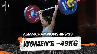 W-49 Asian Weightlifting Championships 2023