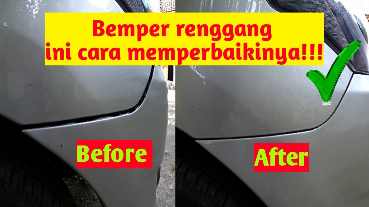 Cara Memperbaiki Bemper Mobil yang Renggang