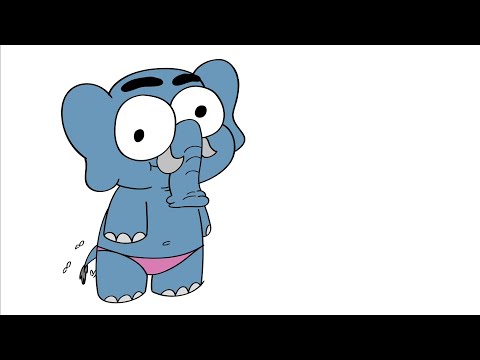 Um elefante de calcinha (Animação)
