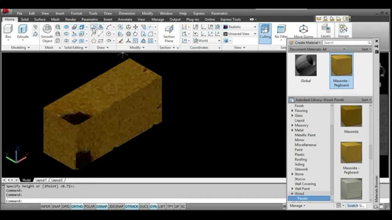 autocad 2012 tutorial materials(greek) - YouTube