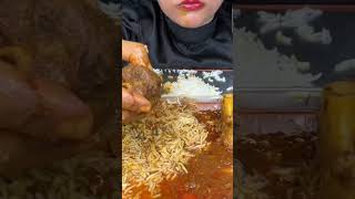 ASMR EATING SPICY MUTTON CURRY,MUTTON KOFTA CURRY,EGGS CURRY,CHICKEN CURRY,WHITE RICE *FOOD* shorts