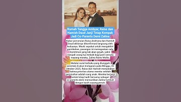 Raisa dan Hamish Daud Janji Tetap Kompak Jadi Co-Parents Demi Zalina