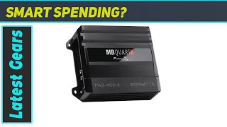 Unleashing the Power: MB Quart FA2-400.4 400-Watt Car Audio Amplifier Review