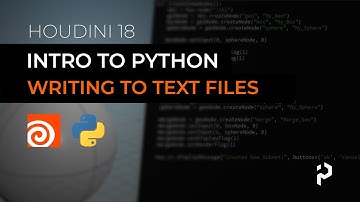Intro to Python - Houdini 18 - Writing parameter data to text files