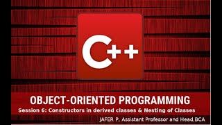 Celebrity Object Oriented Prgramming with c++ Session 6 Profile