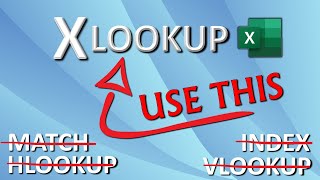 xlookup - the best excel function - full tutorial