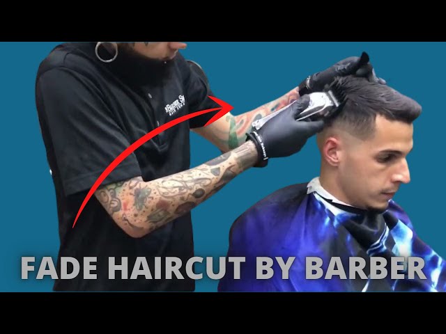 Relaxing Full Haircut at Barbershop | No Talking | Mid Fade