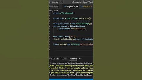 Como crear un libro de Excel Con C# y .NET