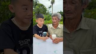 lllllHai ông cháu trêu trọc nhau siêu dễ thương♥️p2#shorts#cute