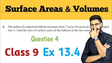 Class 9th , Ex - 13.4, Q 4 ( Surface Areas and Volumes ) CBSE NCERT | By Rajeev Kumar