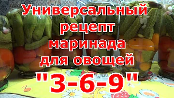 Рецепт универсального маринада для огурцов, томатов и других овощей 