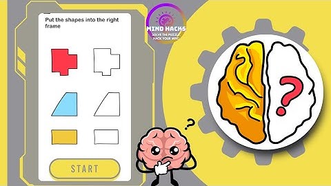 Brain Out: Put the shapes into the right frame