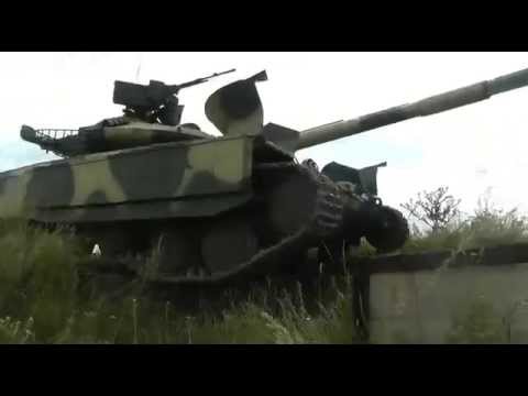 Танк Т-64Б1М испытания  (T-64B1M Main battle tank  is a recent Ukrainian upgrade of the T-64B1)