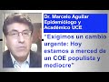 Dr. Marcelo Aguilar, Epidemiólogo UCE: “Exigimos un cambio urgente ante un COE populista y mediocre”