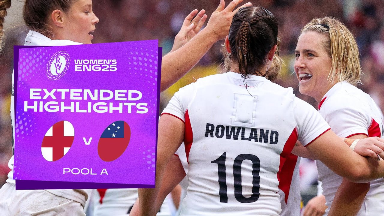 Red Roses grab FOURTEEN tries 🤯 | England v Samoa | Rugby World Cup ...