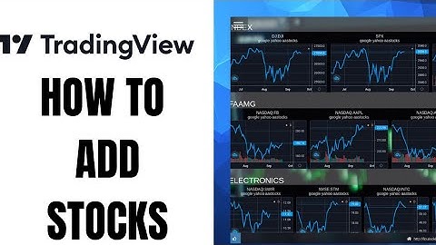 How to add stocks in tradingview ll Add Multiple Stocks in Tradingview Watchlist