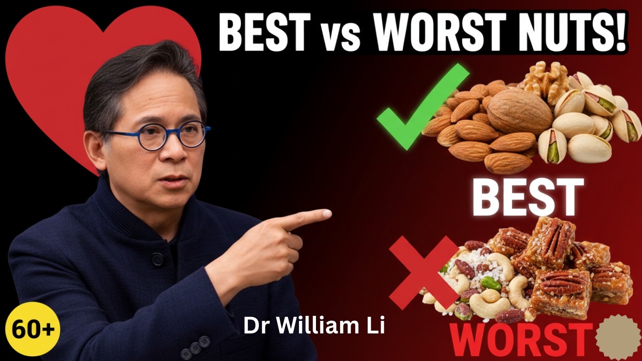 5 Best & Worst Nuts for Seniors Over 60 | Dr. William Li