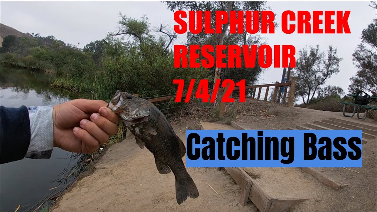 Bass Fishing at SULPHUR CREEK RESERVOIR (Laguna Niguel) YouTube