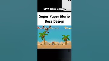 Boss fights are REALLY easy in Super Paper Mario