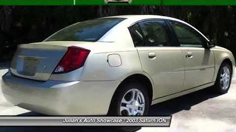 2003 Saturn ION ION 3 ONE OWNER New Port Richey FL 34652