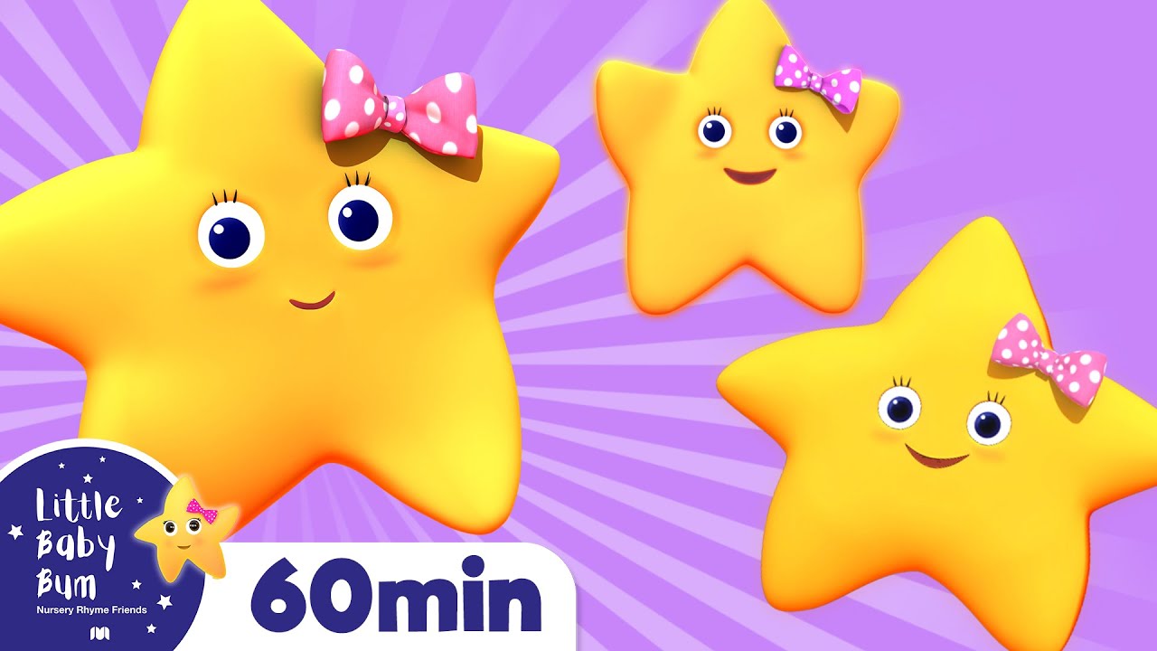 Twinkle Twinkle Little Star | 1 Hour of LittleBabyBum - Nursery Rhymes ...