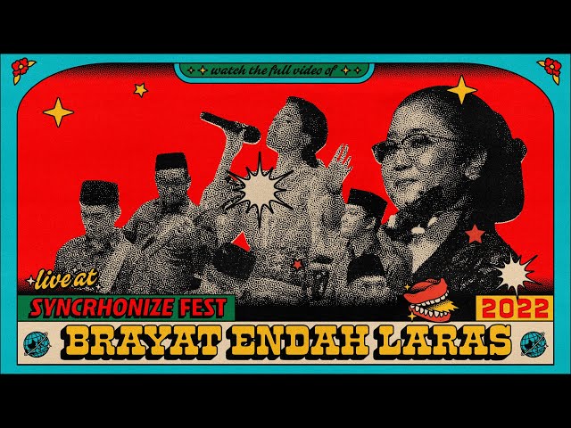 Brayat Endah Laras LIVE @ Synchronize Fest 2022 class=