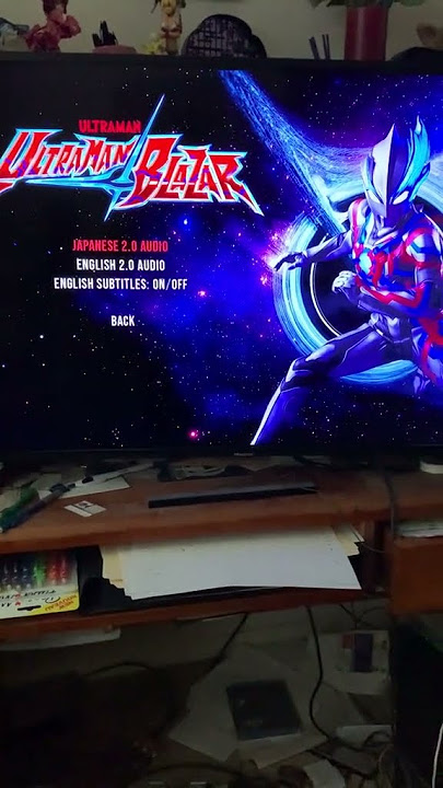 Ultraman Blazar Blu ray complete series menu 3 disc