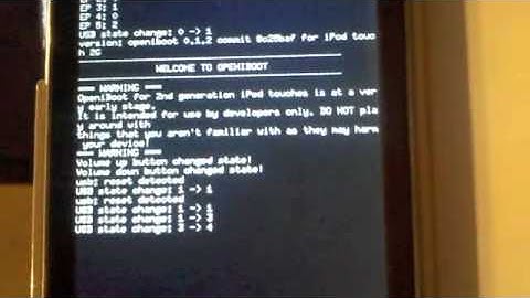 iPod Touch 2G OpeniBoot 0.1.2