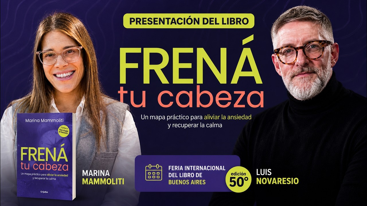 ASÍ PRESENTÉ MI LIBRO | Marina Mammoliti y Luis Novaresio |  Feria del Libro de Buenos Aires