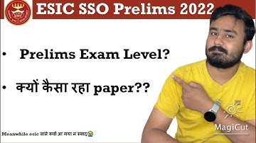 ESIC SSO Prelims Exam Analysis | ESIC SSO Prelims Exam Level| ESIC SSO Prelims Result & Cutoff #esic