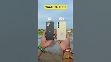 iPhone 15 vs Samsung s24 camera test 🔥
