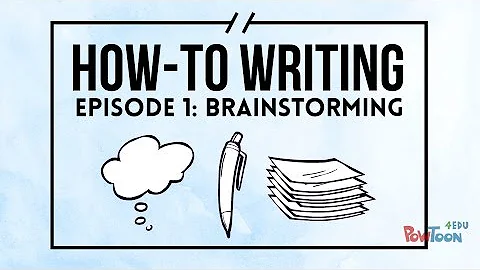 How-To Writing For Kids - Procedural Writing - Episode 1: Brainstorming