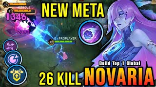 26 Kills!! Novaria New META with Assassin Emblem!! - Build Top 1 Global Novaria ~ MLBB screenshot 4