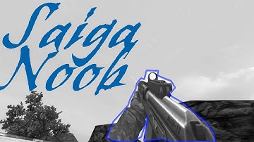 The worst saiga NOOB!!(RAGE QUIT..😂😂-Bullet Force]...