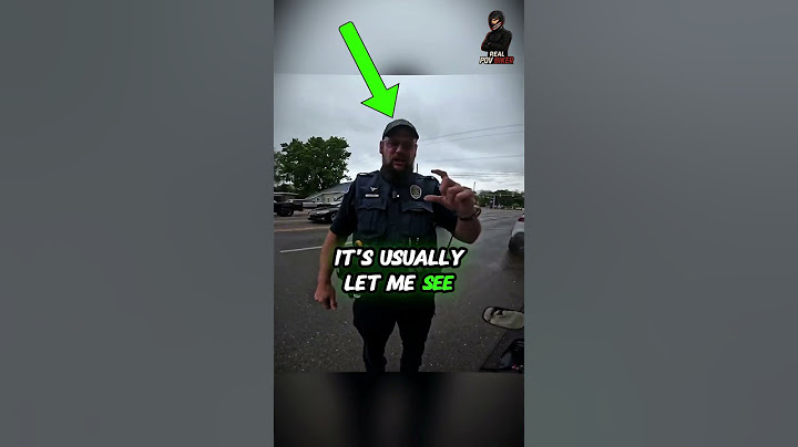 Biker Pulled Over at Red Light. Cop Notices Something Strange @Blackedoutbiker