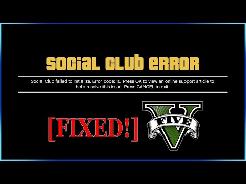 GTA 5: Social Club failed to initialize Error Code 17 How To Solve Social Club Error