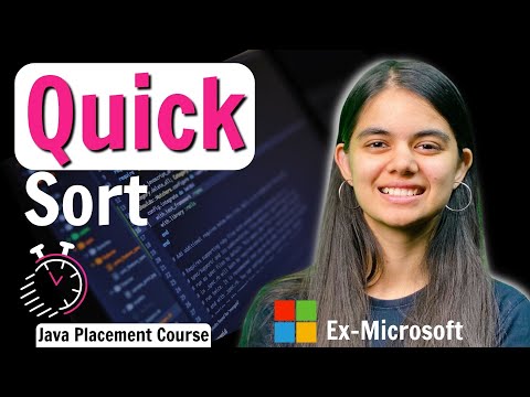 Quick Sort For Beginners | Java Placement Course | @ApnaCollegeOfficial