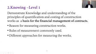 MEQSA Webinar 14 - Quantification & Costing of Construction Works